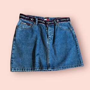 Tommy Hilfiger Vintage 90’s Blue Denim Skirt
